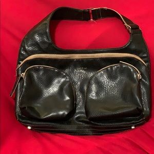 Matt & Nat Black Leather Bag